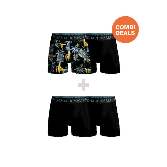 Muchachomalo Heren 2+2-pack boxershorts print CDOUTLT105-106 large