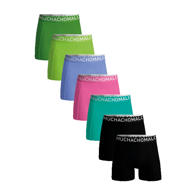 Muchachomalo Heren 7-pack boxershorts hello sunshine LCSOLID1010-97 large