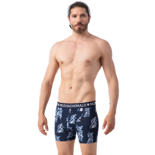 Muchachomalo Heren 7-pack boxershorts print/effen U-OUTLT1010-66 large