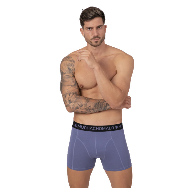 Muchachomalo Heren 6-pack boxershorts effen U-SOLID1010-587 large