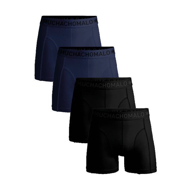 Muchachomalo Heren 4-pack boxershorts effen U-SOLID1010-639 large