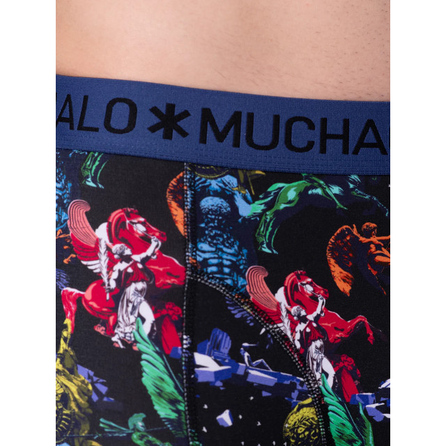 Muchachomalo Heren 4-pack boxershorts print/effen U-OUTLT1010-113 large