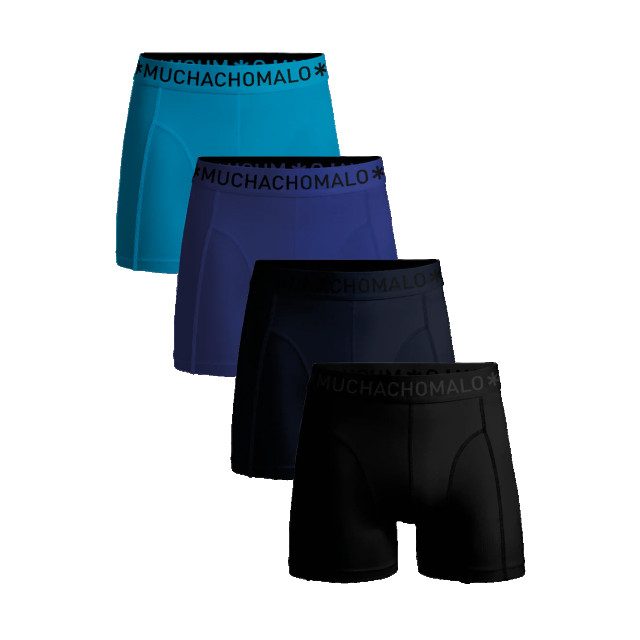 Muchachomalo Heren 4-pack boxershorts effen U-SOLID1010-638 large