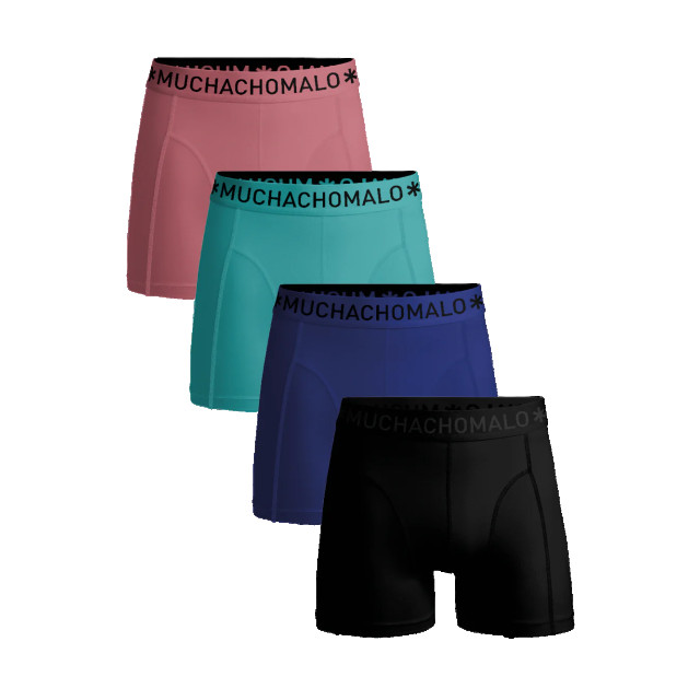 Muchachomalo Heren 4-pack boxershorts effen U-SOLID1010-637 large