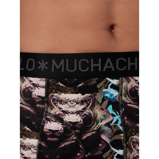 Muchachomalo Heren 3-pack boxershorts print/effen U-LION1010-01 large