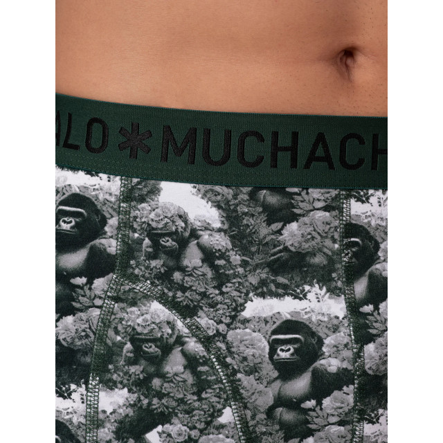 Muchachomalo Heren 3-pack boxershorts print/effen U-GORILLA1010-01 large