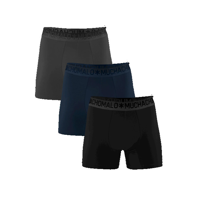 Muchachomalo Heren 3-pack boxershorts effen COTTON1132-68 large