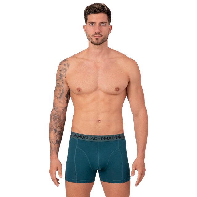 Muchachomalo Heren 2-pack boxershorts effen SOLID1010-575 large