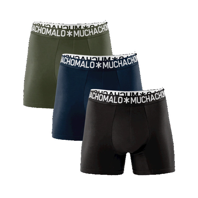 Muchachomalo Heren 3-pack boxershorts effen 1132COTTON06 large