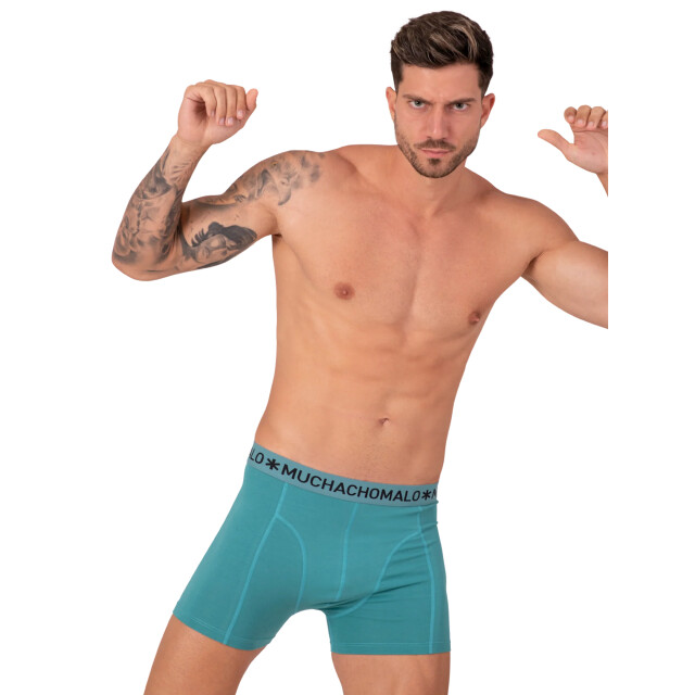 Muchachomalo Heren 2-pack boxershorts effen SOLID1010-575 large