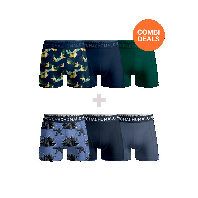 Muchachomalo Heren 3+3-pack boxershorts print CDOUTLT39-40 large