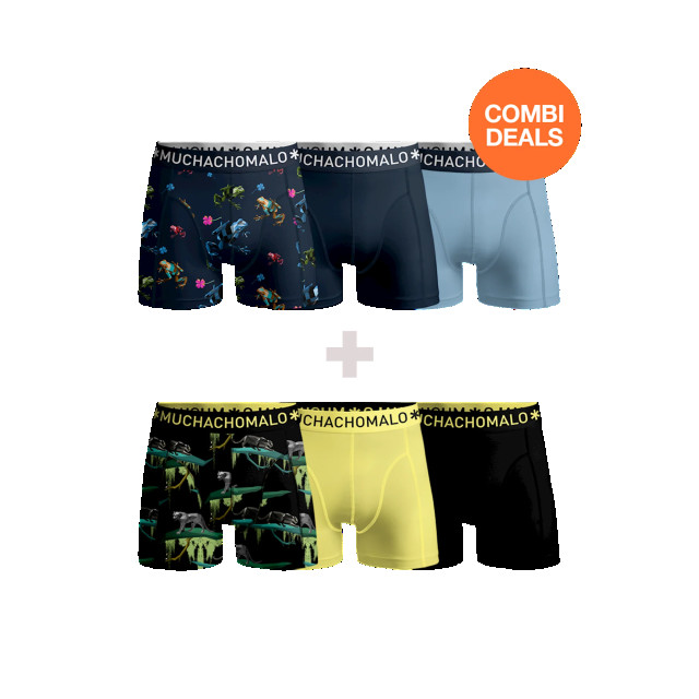 Muchachomalo Heren 3+3-pack boxershorts print CDOUTLT35-36 large