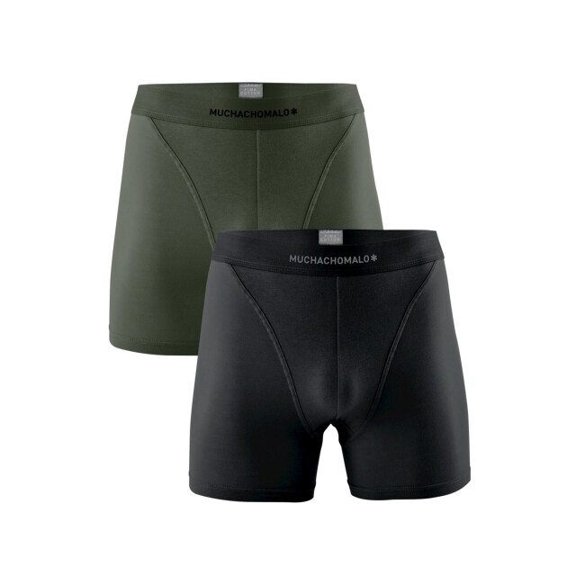 Muchachomalo Heren 2-pack boxershorts effen PIMA1124-14 large