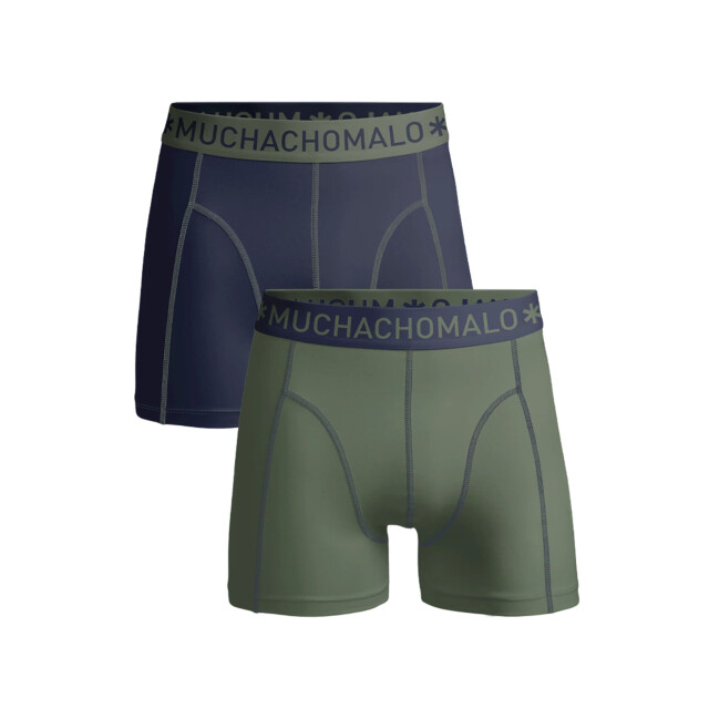 Muchachomalo Heren 2-pack boxershorts effen 1010SOLID163 large
