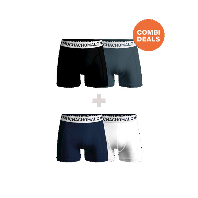 Muchachomalo Heren 2+2-pack boxershorts print CDOUTLT102-85 large