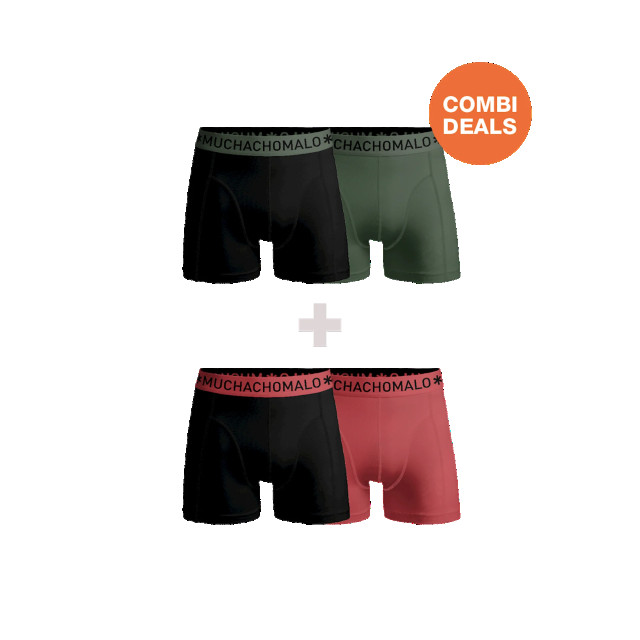 Muchachomalo Heren 2+2-pack boxershorts print CDOUTLT96-97 large