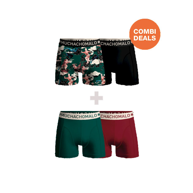 Muchachomalo Heren 2+2-pack boxershorts print CDOUTLT86-87 large