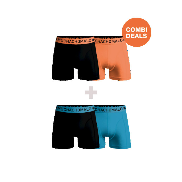 Muchachomalo Heren 2+2-pack boxershorts print CDOUTLT98-94 large