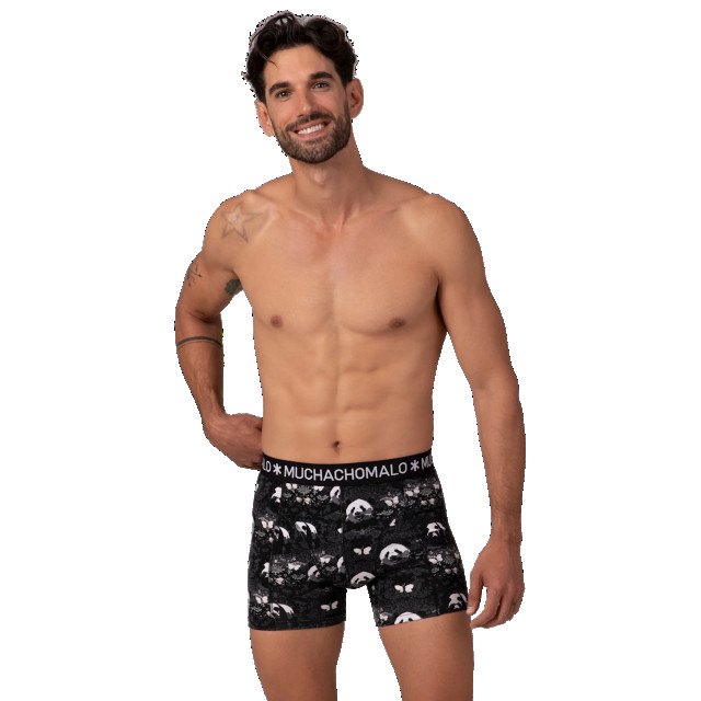 Muchachomalo Heren 12-pack boxershorts print/effen U-GOLDEN1010-07 large