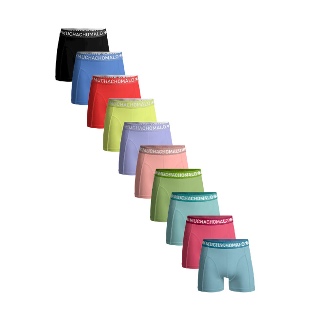 Muchachomalo Heren 10-pack boxershorts effen U-SOLID1010-901 large