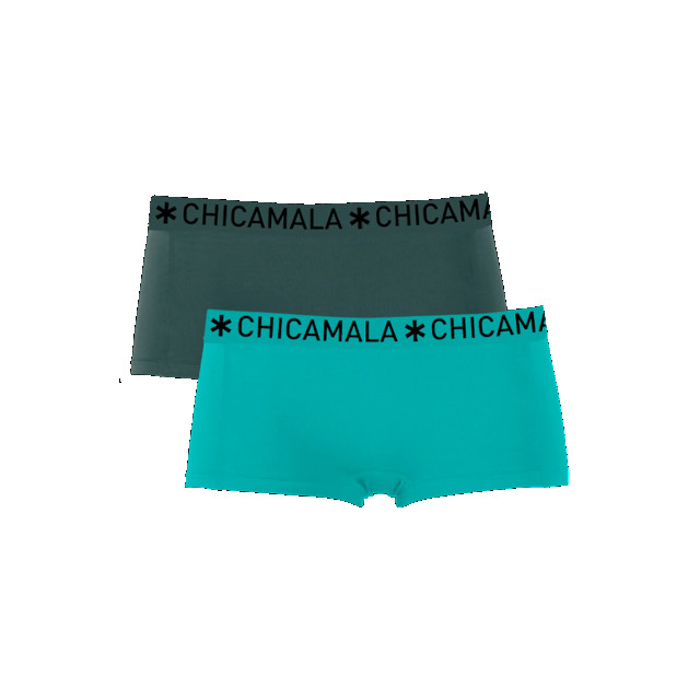 Muchachomalo Dames 2-pack boxershorts effen SOLID1215-35 large