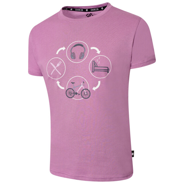 Dare2b Kinder/kids go beyond cycle t-shirt UTRG10571_dustylavender large