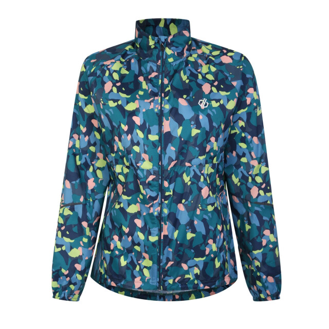 Dare2b Dames resilient ii windshell abstract lichtgewicht jas UTRG10309_fortunegreen large