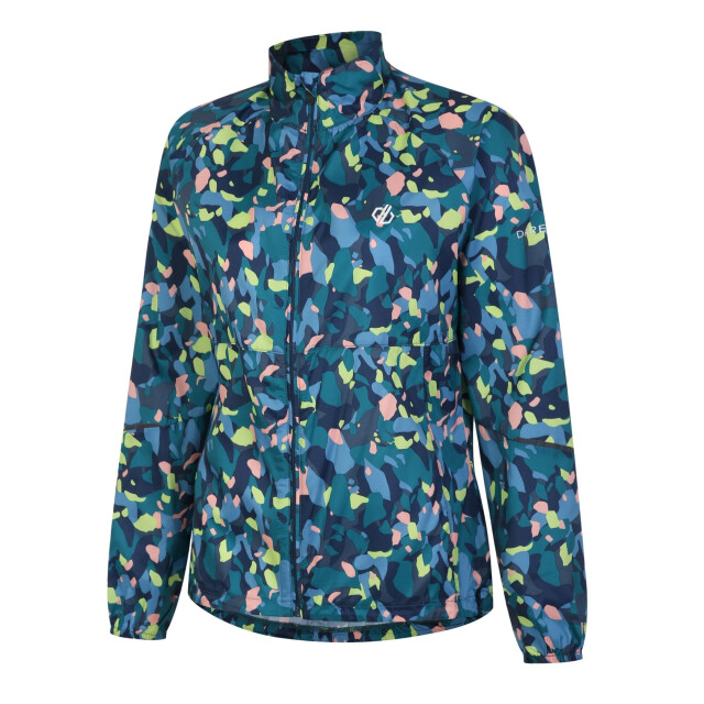 Dare2b Dames resilient ii windshell abstract lichtgewicht jas UTRG10309_fortunegreen large