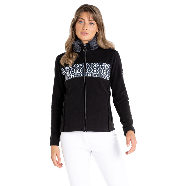 Dare2b Dames engross ii sweatshirt met volledige rits UTRG10345_black large