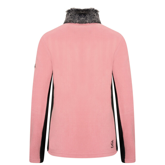 Dare2b Dames engross ii sweatshirt met volledige rits UTRG10345_mesaroseblack large