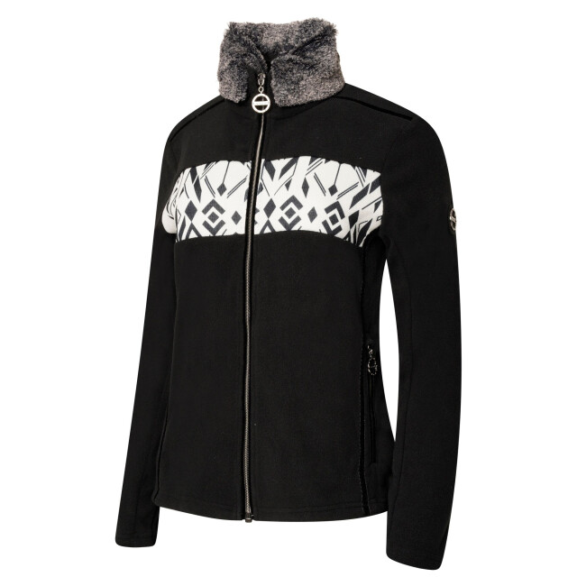Dare2b Dames engross ii sweatshirt met volledige rits UTRG10345_black large
