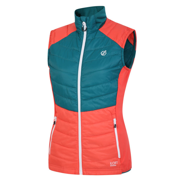 Dare2b Dames culmination wollen gewatteerd gilet UTRG10349_fortunegreenneonpeach large