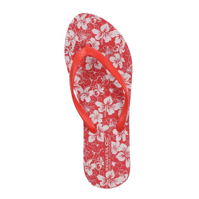 Regatta Dames bali hibiscus teenslippers UTRG10364_peachbloom large