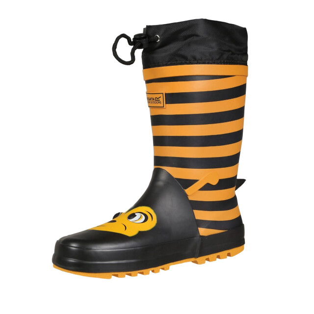 Regatta Kinderen/kids mudplay animal bee wellington laarzen UTRG10371_yellow large