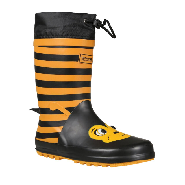 Regatta Kinderen/kids mudplay animal bee wellington laarzen UTRG10371_yellow large