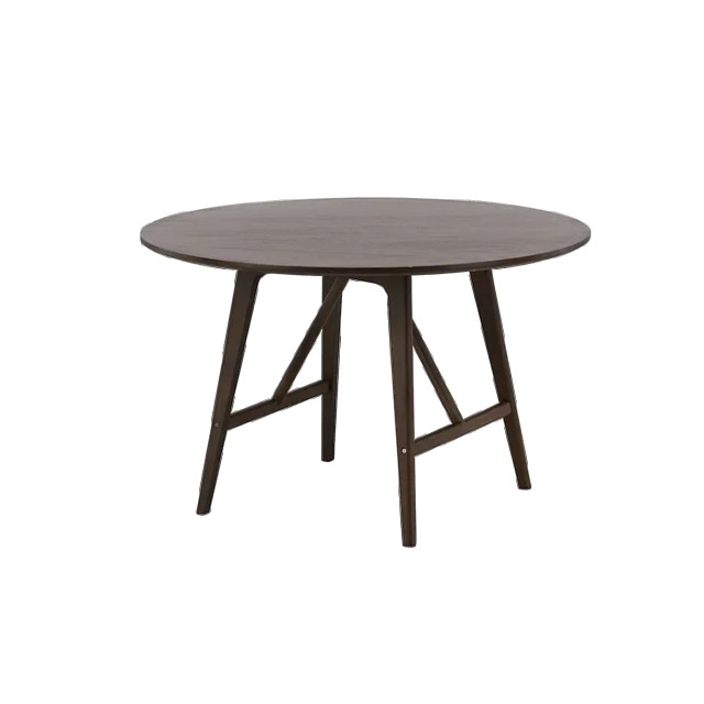 Nest living Esra houten eettafel donker Ø100 cm 2620512 large