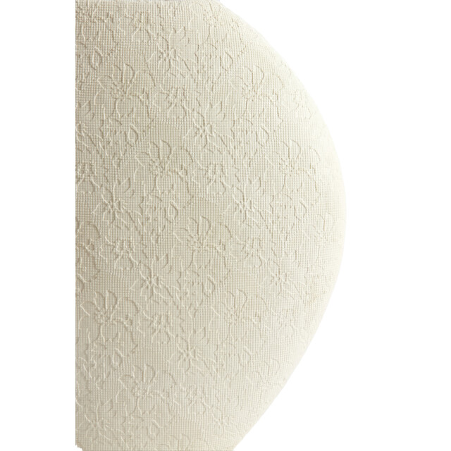 Light & Living vaas deco 29,5x10x30 cm renda crème 2883573 large