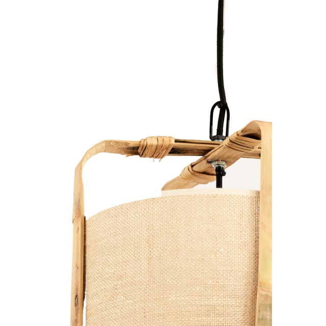 Light & Living hanglamp Ø32x60 cm sendai zand+bamboe naturel 2882771 large