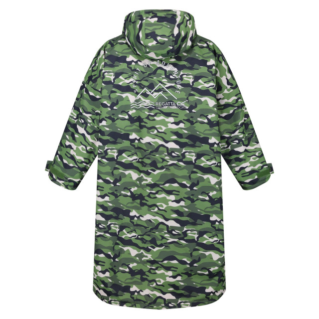 Regatta Uniseks camouflage oversized veranderjas voor volwassenen UTRG9663_cactusgreen large