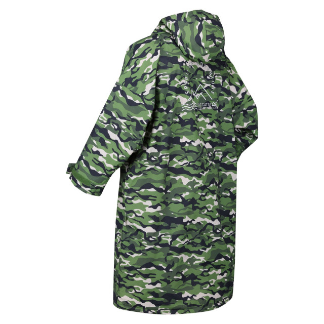 Regatta Uniseks camouflage oversized veranderjas voor volwassenen UTRG9663_cactusgreen large