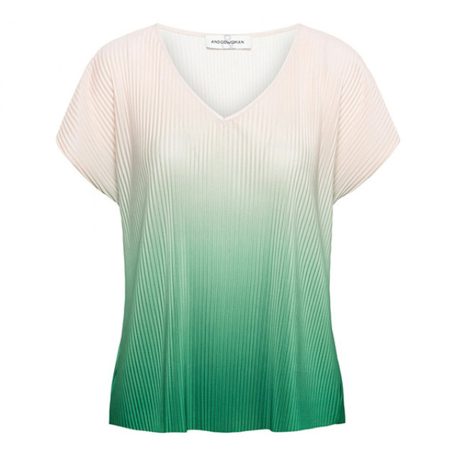 &Co Woman &co women top jade plisse green Jade Plisse - Green large