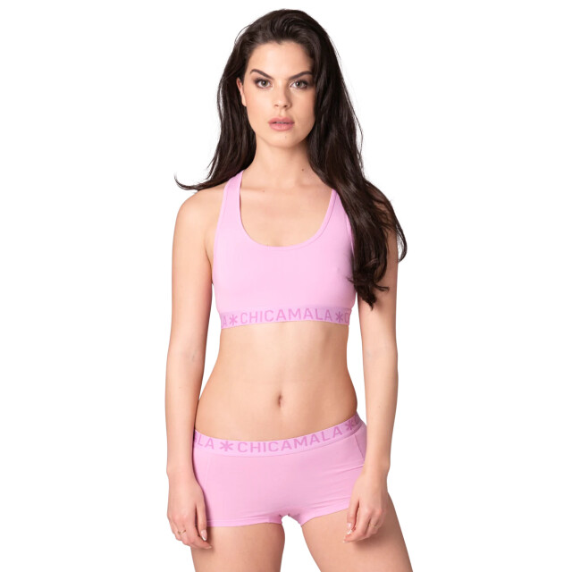Muchachomalo Dames 2-pack boxershorts effen SOLID1215-28 large