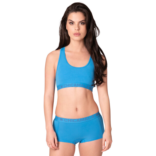 Muchachomalo Dames 2-pack boxershorts effen SOLID1215-28 large