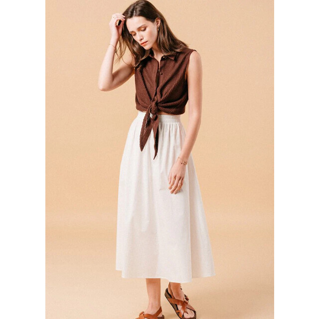 Grace & Mila Gehaakte knoopblouse mike 8704467304776 large