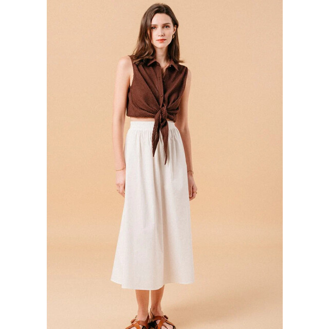 Grace & Mila Gehaakte knoopblouse mike 8704467304776 large