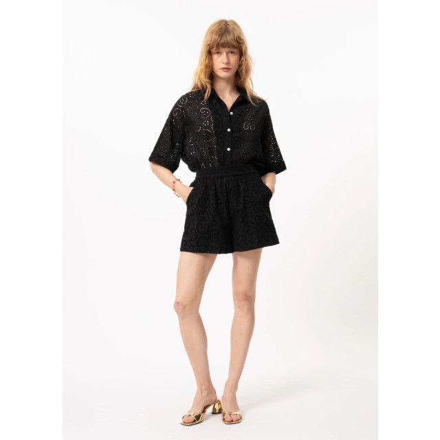 FRNCH Broderie short chiara Zwarte broderie short Chiara  large