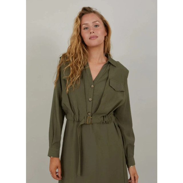 Coster Copenhagen Lange utility jurk Groene lange utility jurk  large