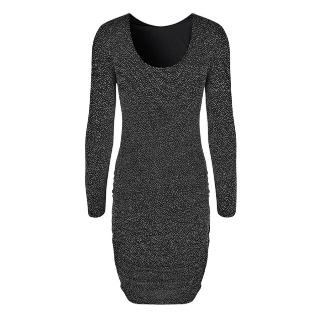 mbyM Met zilveren getailleerde glitterjurk emilija 7796397211869 large