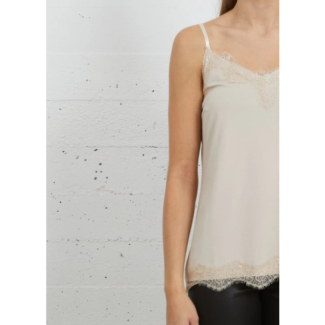 Coster Copenhagen Nude lace top met kant Nude Lace top met kant  large