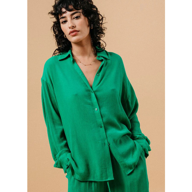 Grace & Mila Oversized blouse market Groene oversized blouse Market  large